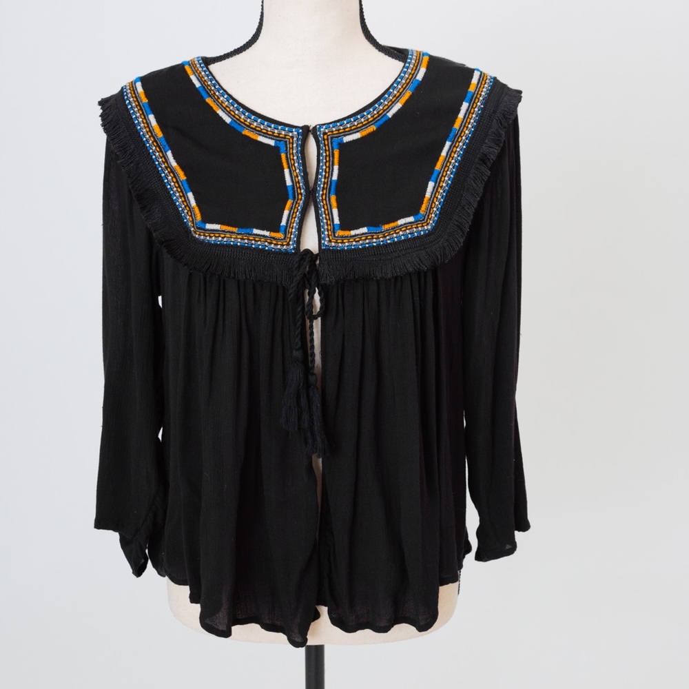 Boho meets western vibe top with fringe 8 by H&M - Picture 10 of 13